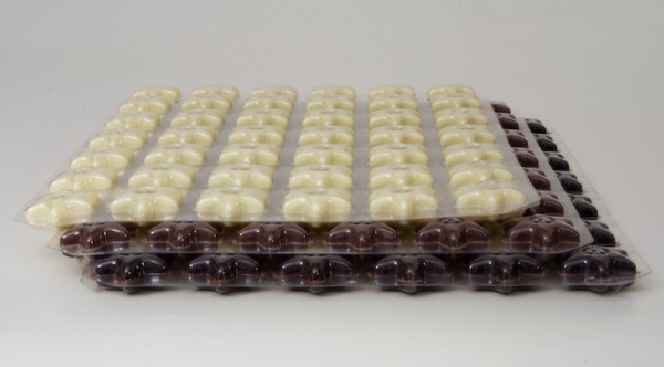 3 Set - gemischt Schokoladensterne - Hohlkörper von sweetART